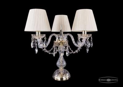 Настольная лампа  Bohemia Ivele Crystal  арт. 1406L/3/141-39/G/SH33-160