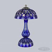 Настольная лампа  Bohemia Ivele Crystal  арт. 1370L/3/25 Ni Clear-Blue/H-1I